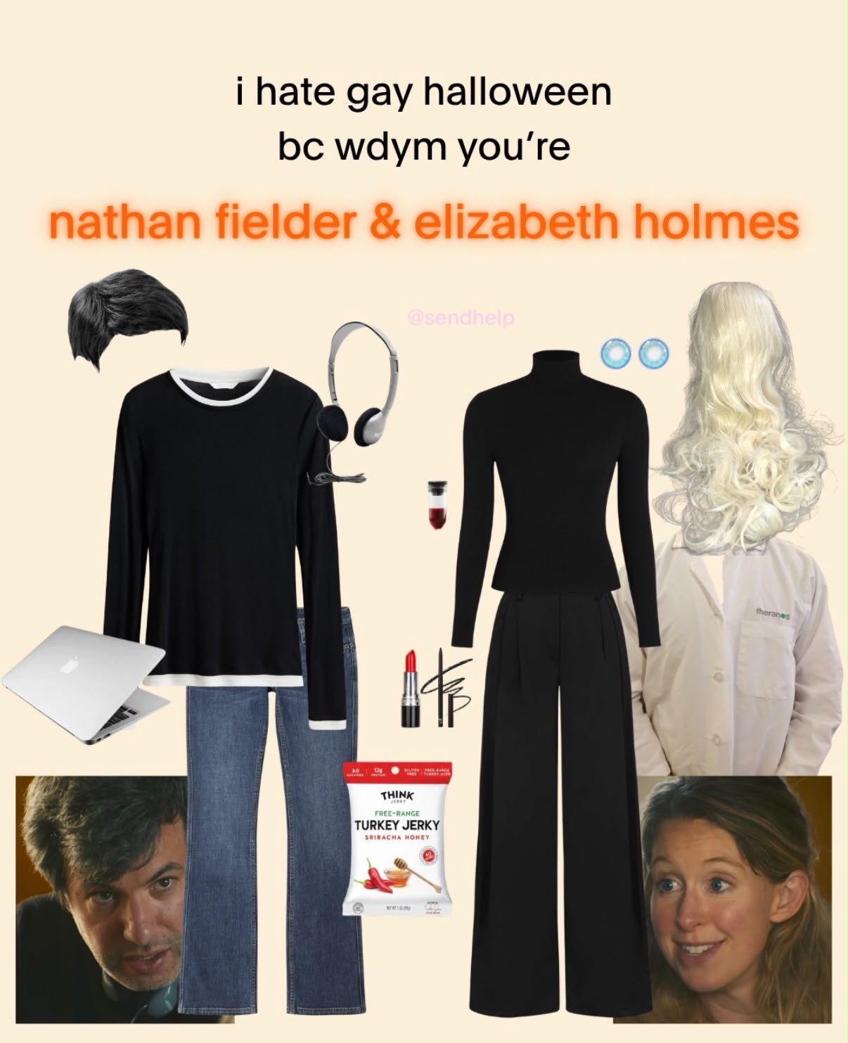 Halloween costume inspiration: Nathan Fielder and Elizabeth Holmes